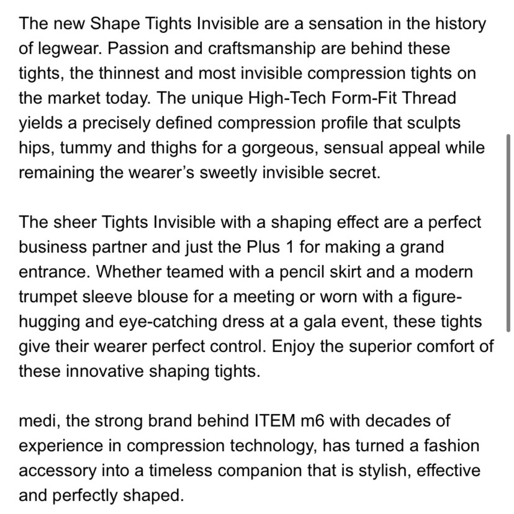 ITEM M6 - Shape Leggings Opaque - Picture 4 of 15